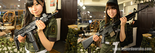UZIサブマシンガン、M16A1