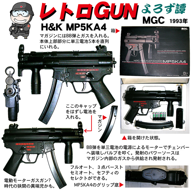 MGC H&K MP5KA4 電動ブローバックガスガン - ホビー、カルチャー