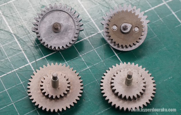 セクターギアの歯