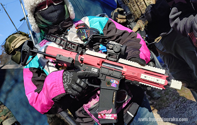 エアガンもこだわり