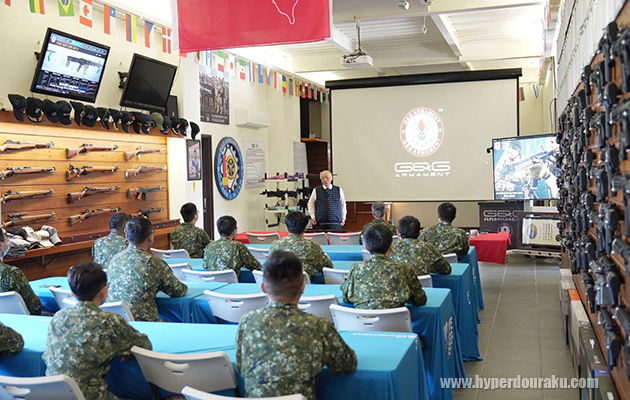 台湾軍の隊員への講習会