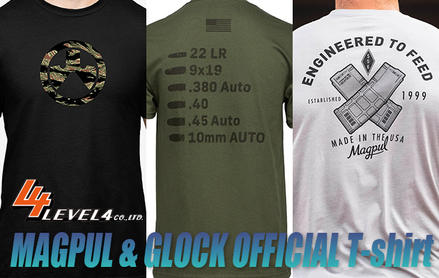 LEVEL4 GLOCK / MAGPUL Tシャツ