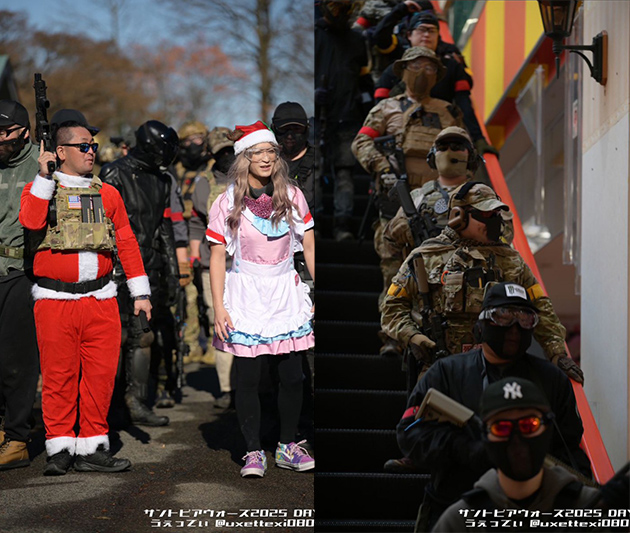 思い思いの装備